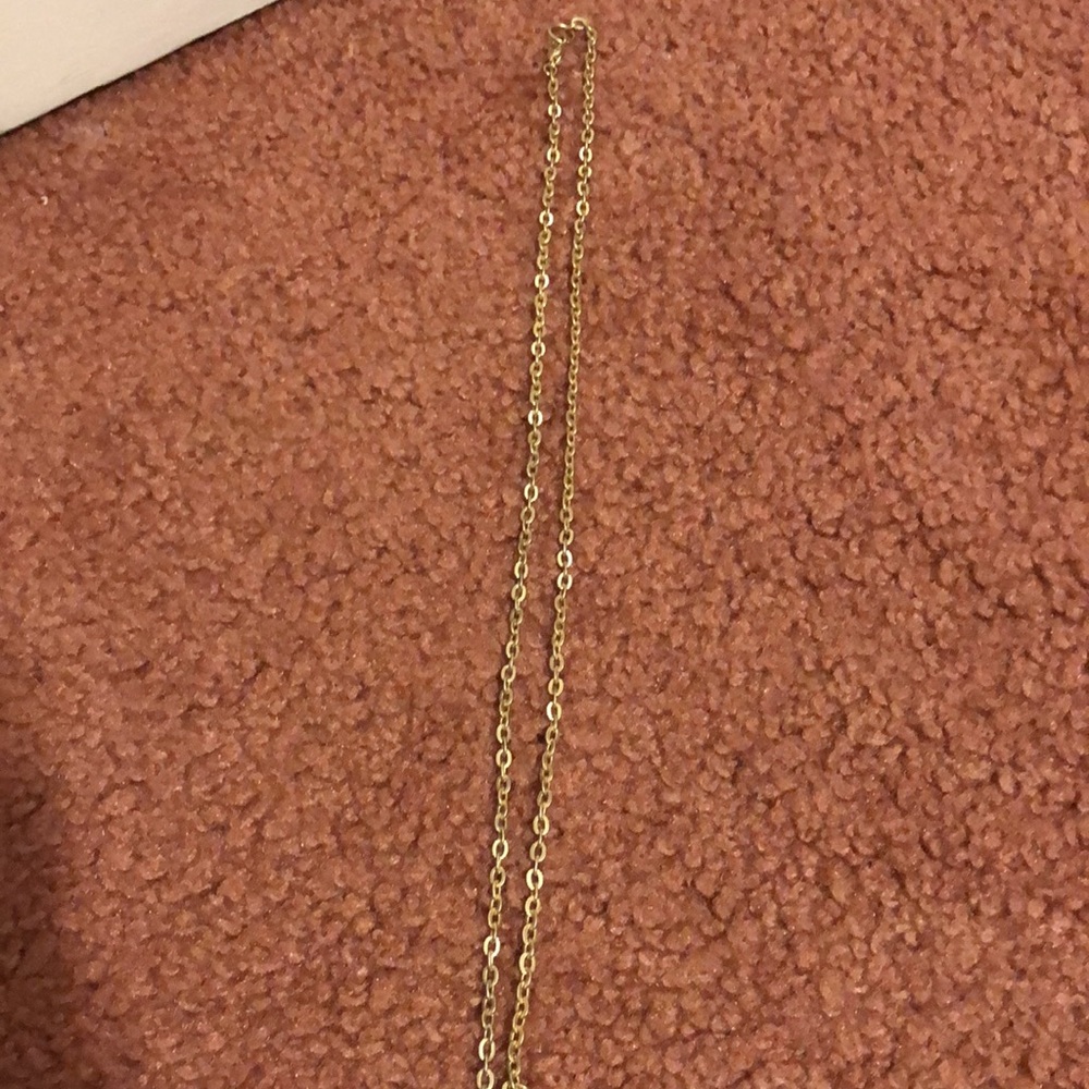 Stunning Rhinestone Flower Tassel Necklace - Picture 4 of 5